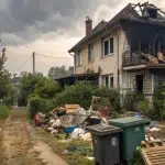 maison Diogene incendiée dans le Rhone (69)